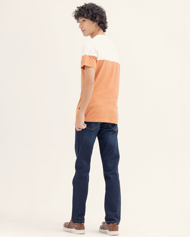Men Color Block T Shirt - Engine - Buy Now