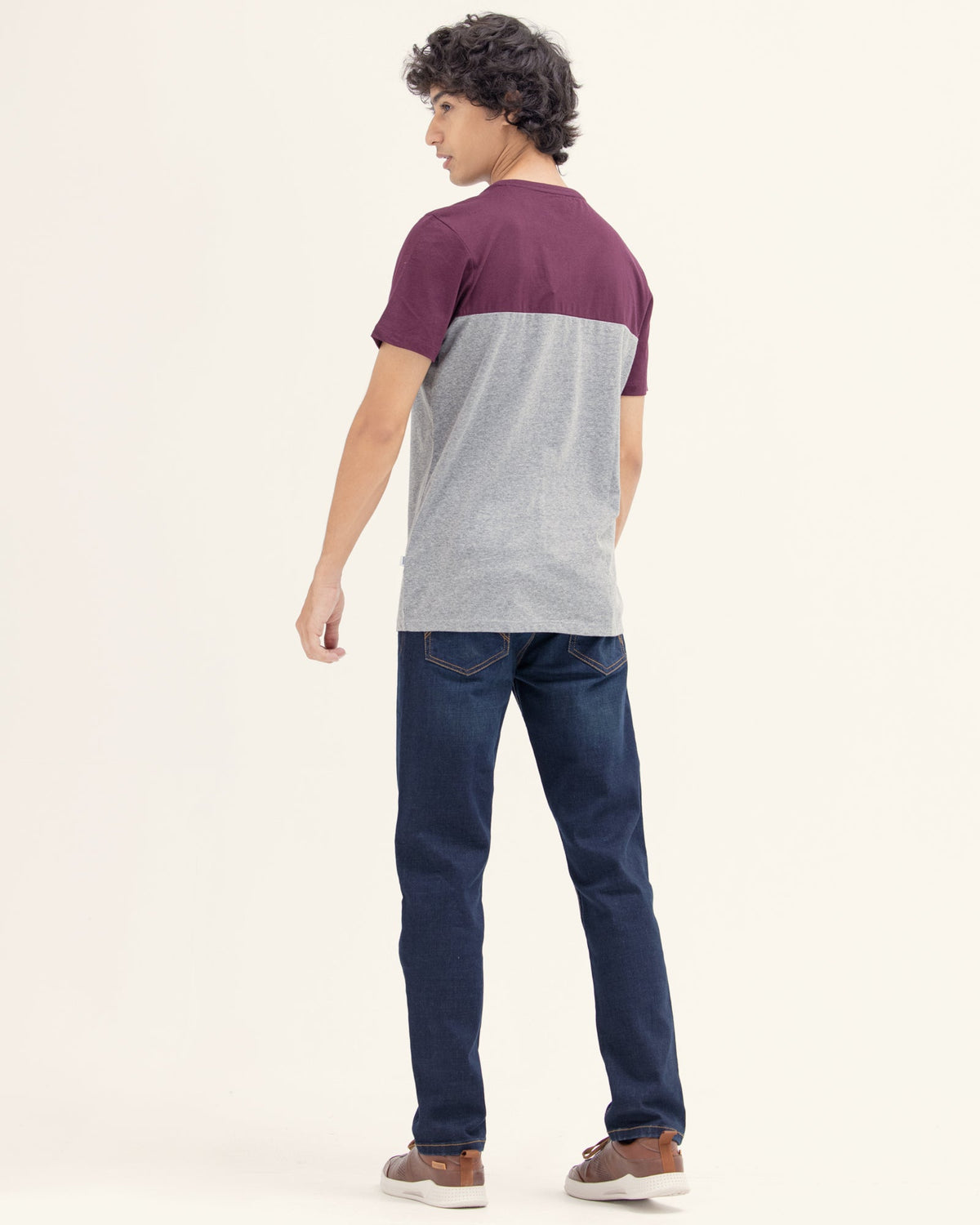 Men Color Block T Shirt - Engine - Buy Now
