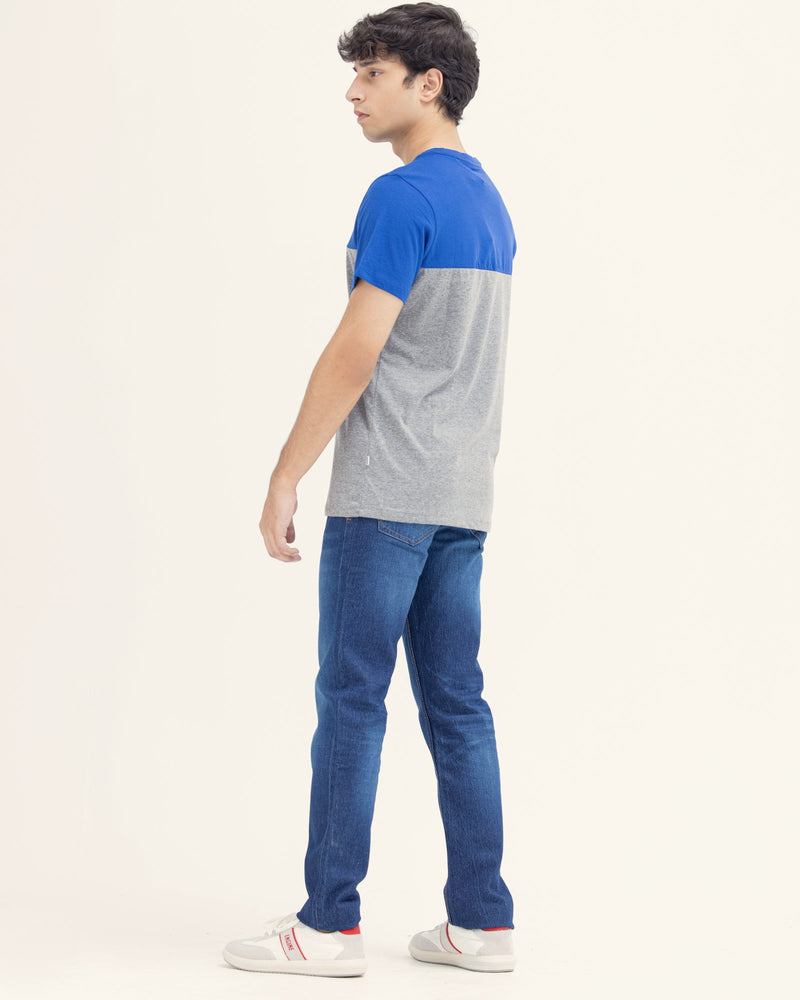 Men Color Block T Shirt - Engine - Buy Now