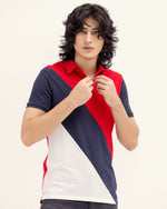 Men Color Block Polo - Engine - Buy Now