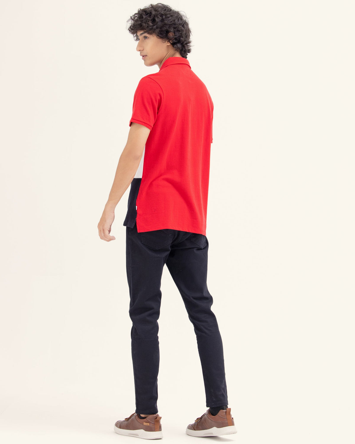 Men Color Block Polo - Engine - Buy Now