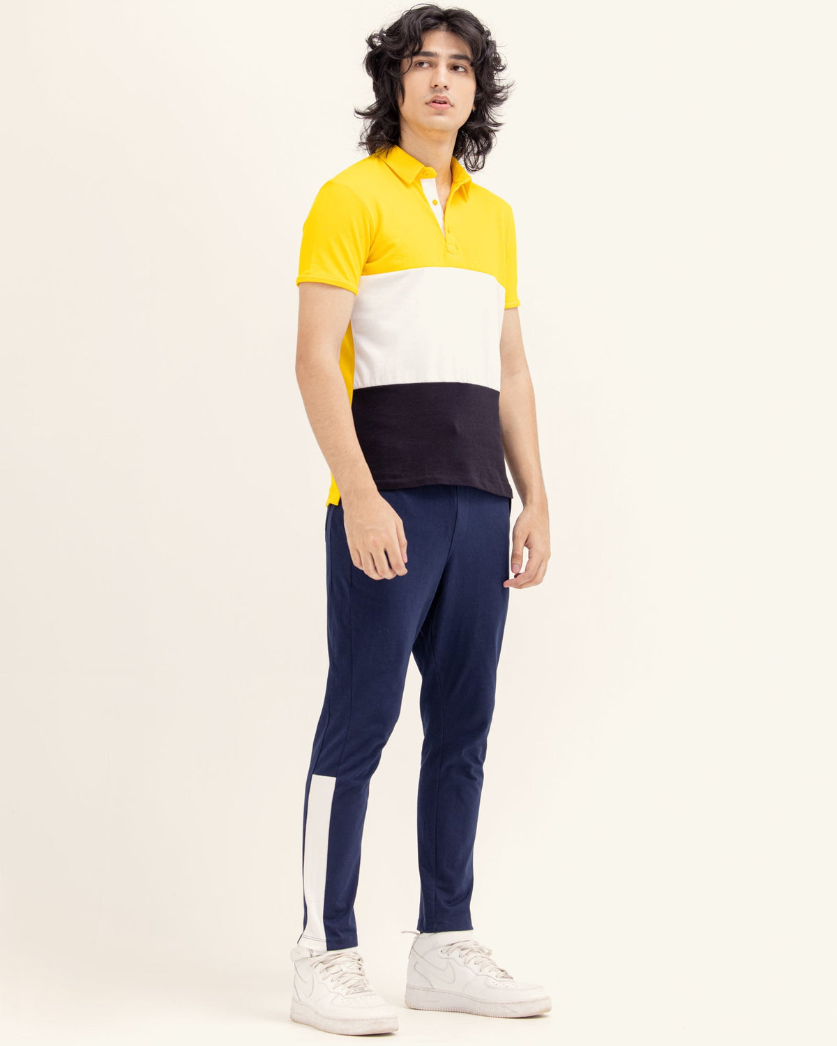 Men Color Block Polo - Engine - Buy Now