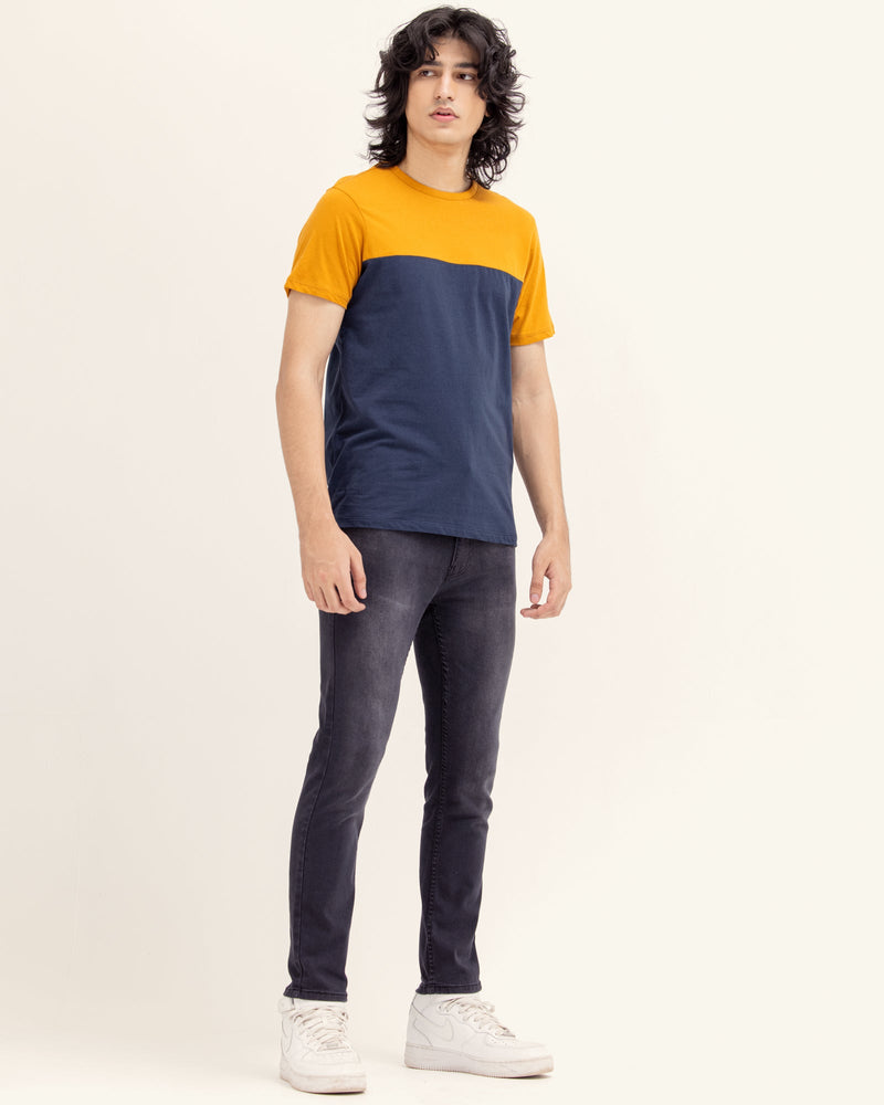 Men Color Block T Shirt - Engine - Buy Now