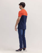 Men Color Block T Shirt - Engine - Buy Now