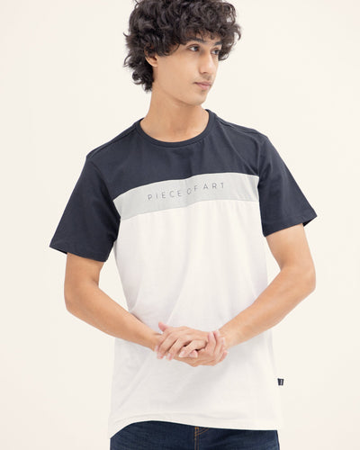 Men Color Block T Shirt