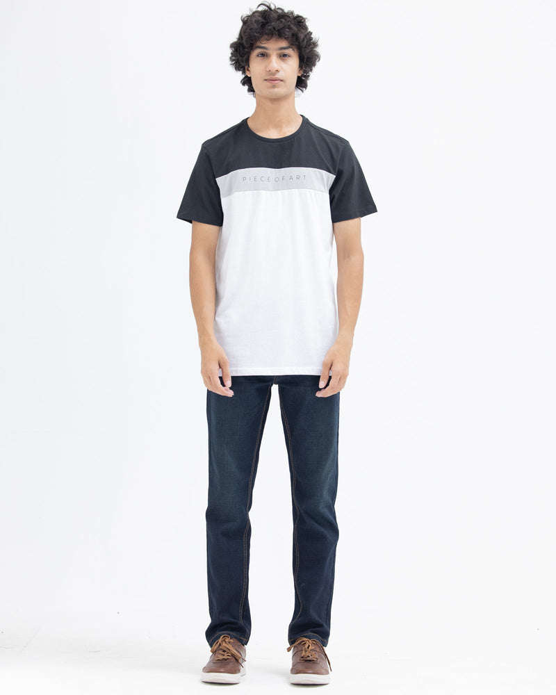 Men Color Block T Shirt - Engine - Buy Now