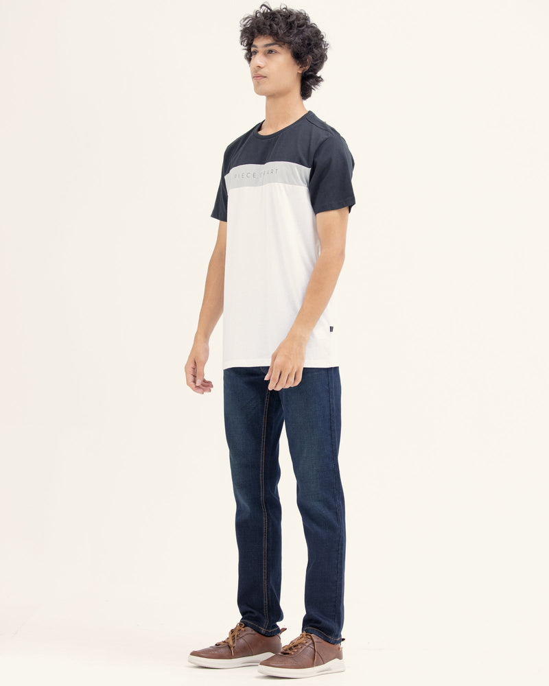 Men Color Block T Shirt - Engine - Buy Now