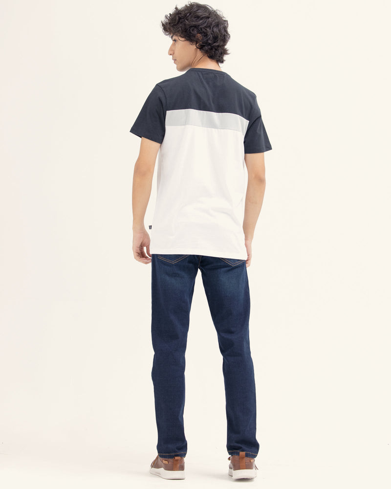 Men Color Block T Shirt - Engine - Buy Now