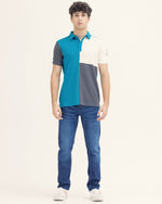 Men Color Block Polo - Engine - Buy Now