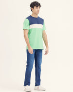 Men Color Block T Shirt - Engine - Buy Now