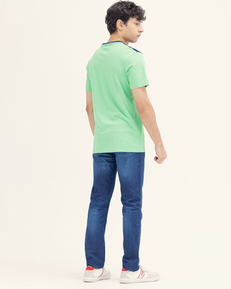 Men Color Block T Shirt - Engine - Buy Now
