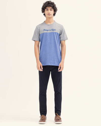 Men Color Block T Shirt