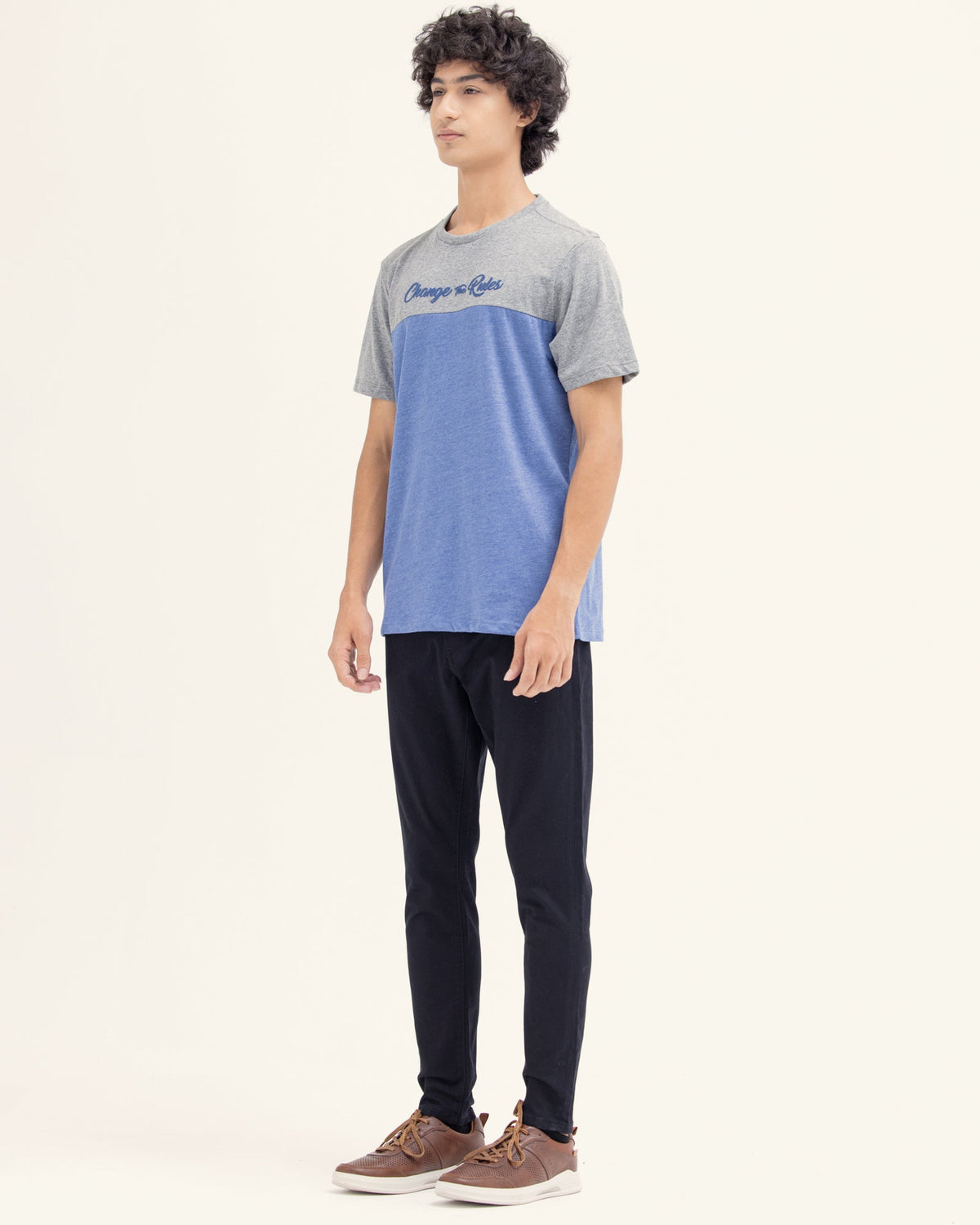 Men Color Block T Shirt - Engine - Buy Now