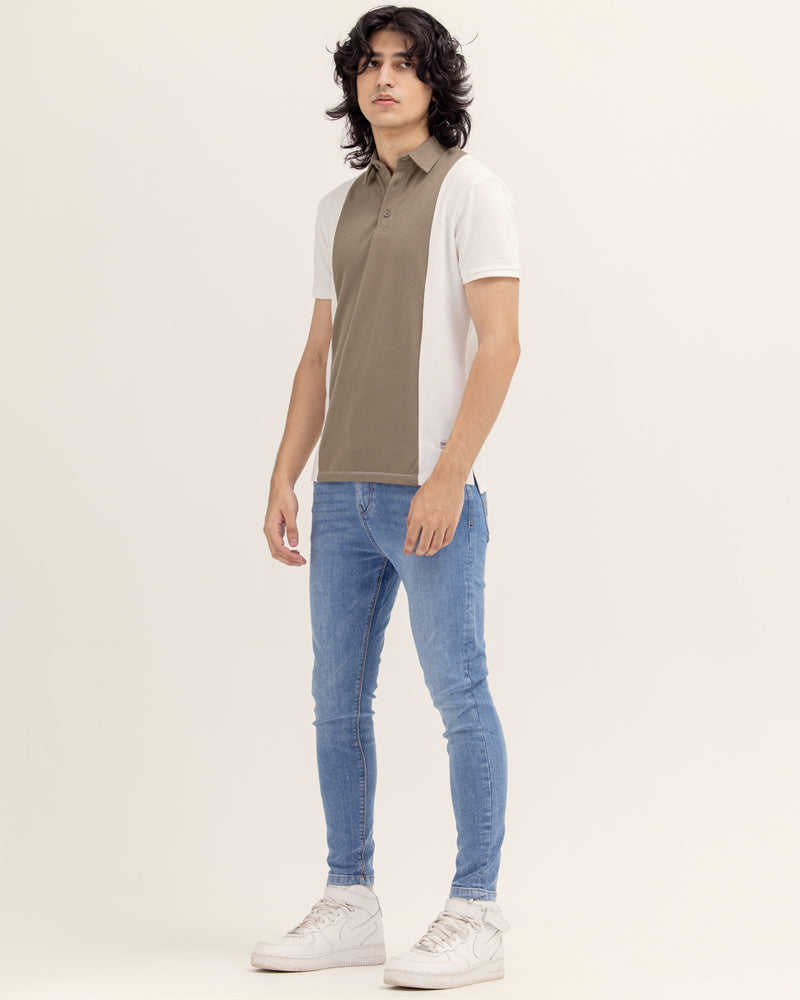 Men Panel Polo Tee - Engine - Buy Now