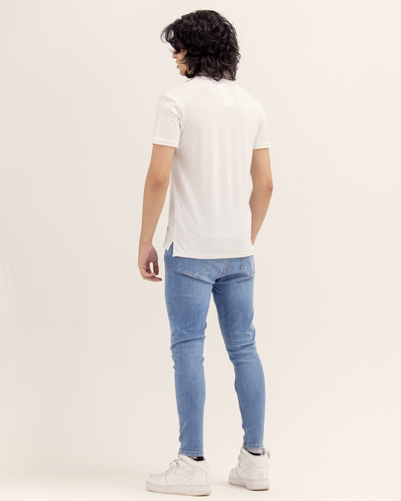 Men Panel Polo Tee - Engine - Buy Now
