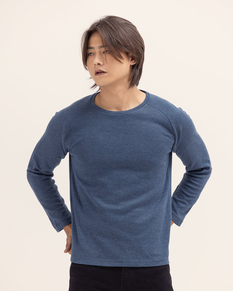 Men Long Sleeve Basic T Shirt - Engine - Buy Now