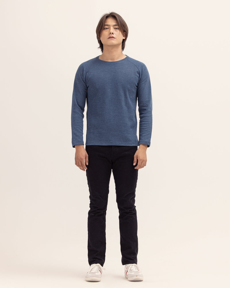 Men Long Sleeve Basic T Shirt - Engine - Buy Now
