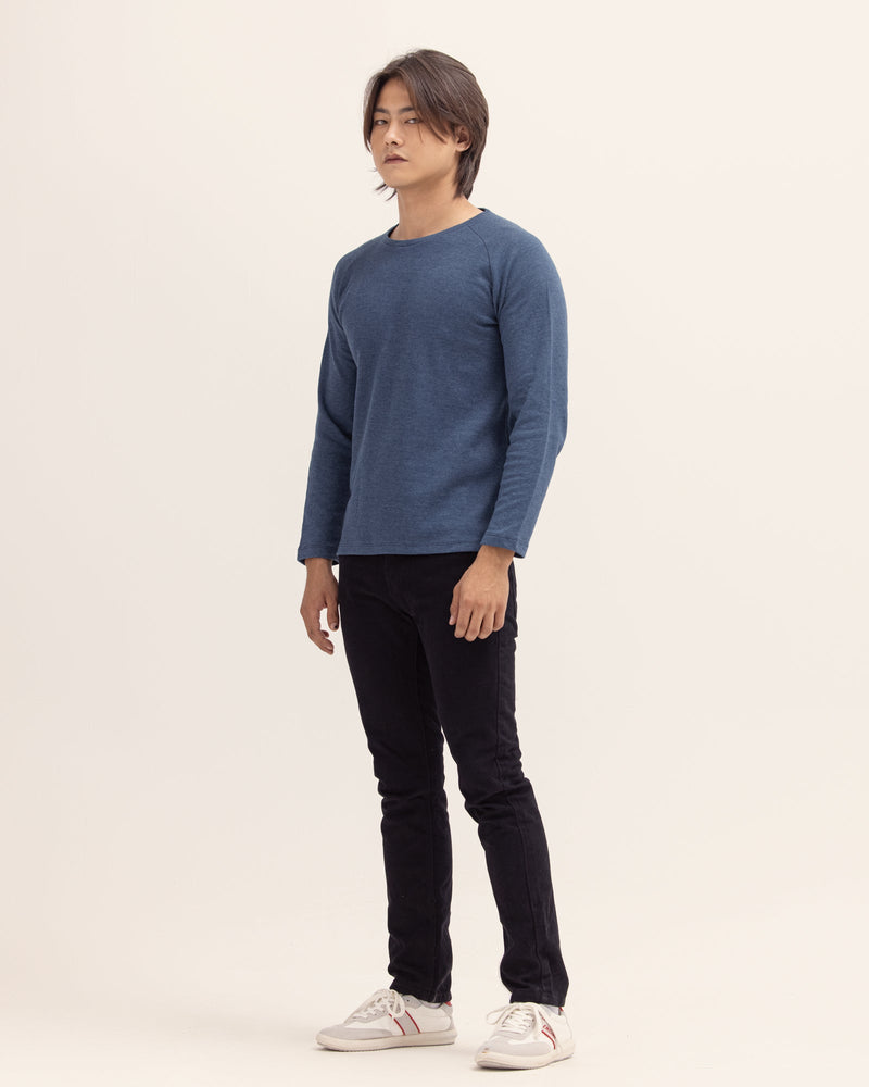 Men Long Sleeve Basic T Shirt - Engine - Buy Now