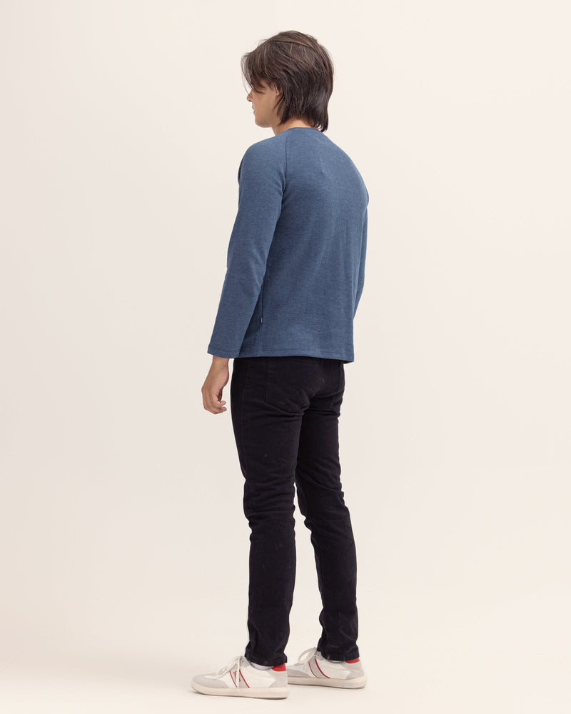 Men Long Sleeve Basic T Shirt - Engine - Buy Now