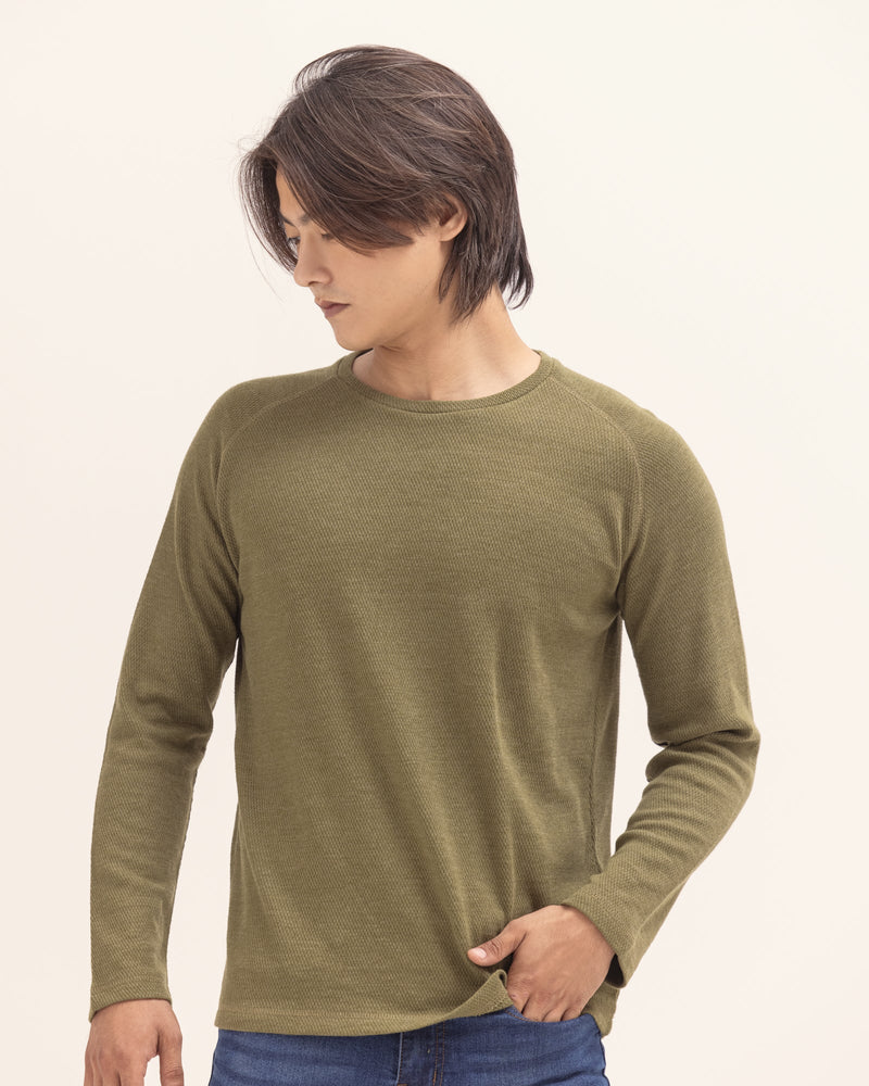 Men Long Sleeve Basic T Shirt - Engine - Buy Now