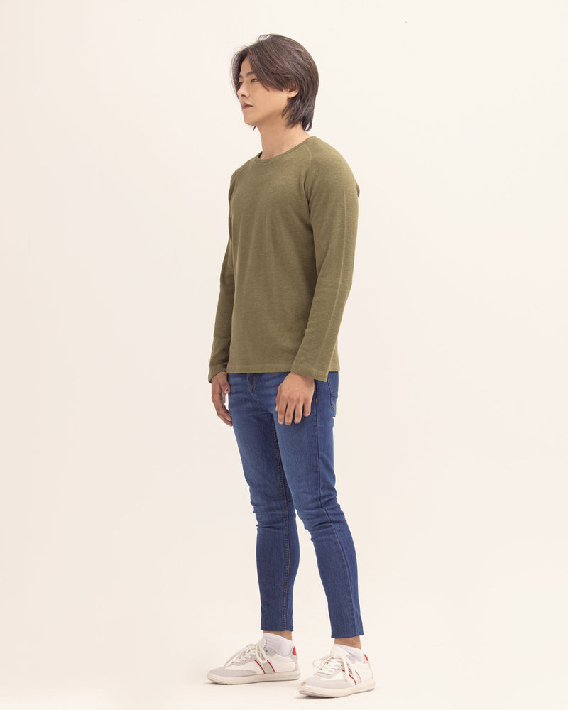 Men Long Sleeve Basic T Shirt - Engine - Buy Now