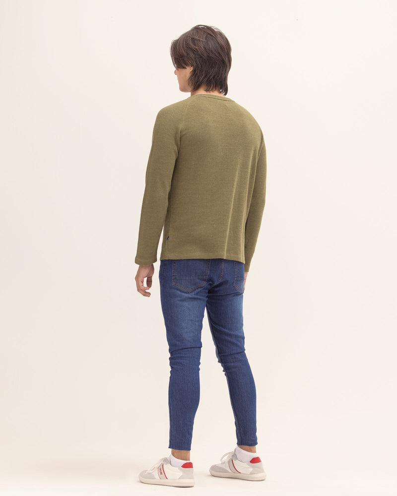 Men Long Sleeve Basic T Shirt - Engine - Buy Now