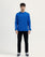 Men Royal Blue Color Inter Lock Fashion Sweat Shirt For MEN - ENGINE