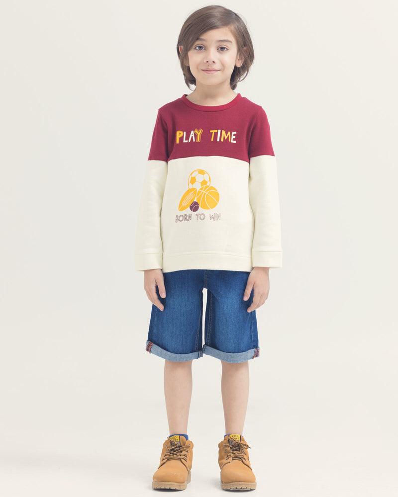 Boys Fashion Sweatshirt - Engine - Buy Now