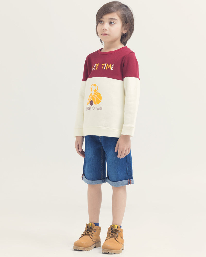Boys Fashion Sweatshirt - Engine - Buy Now