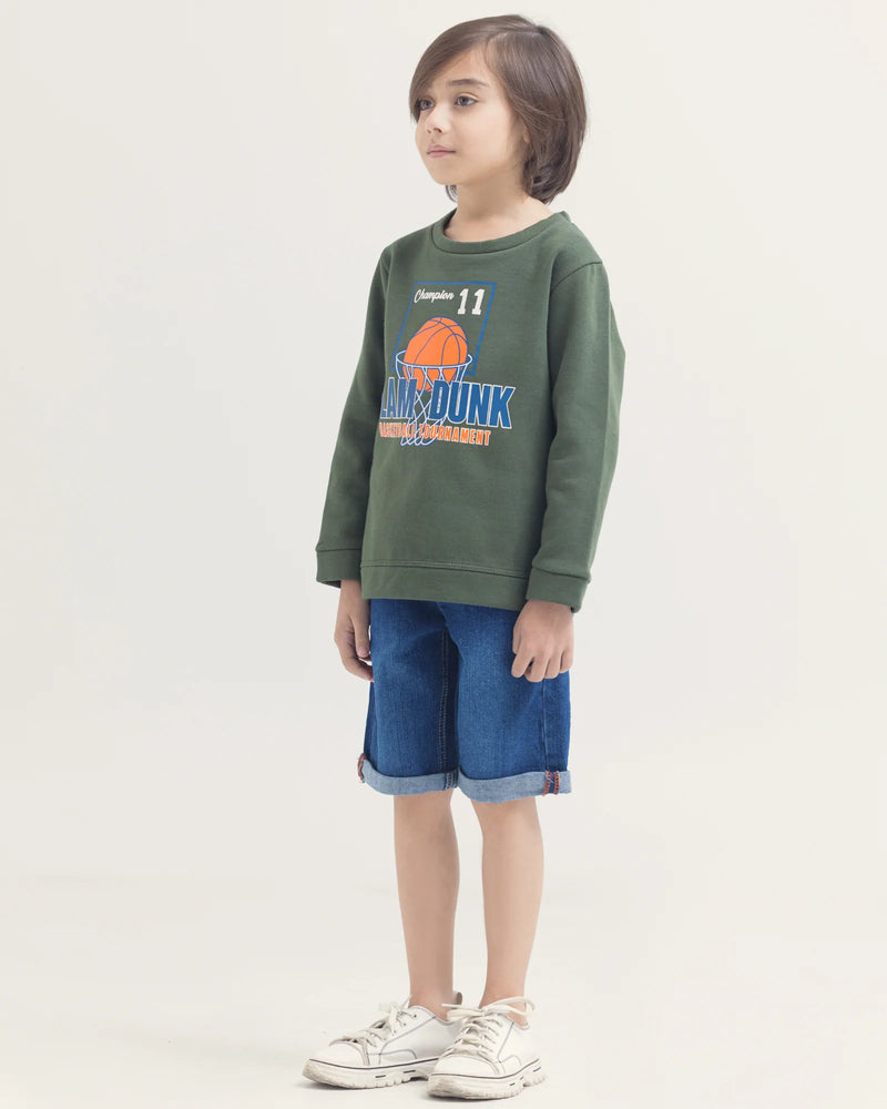 Boys Fashion Sweatshirt - Engine - Buy Now