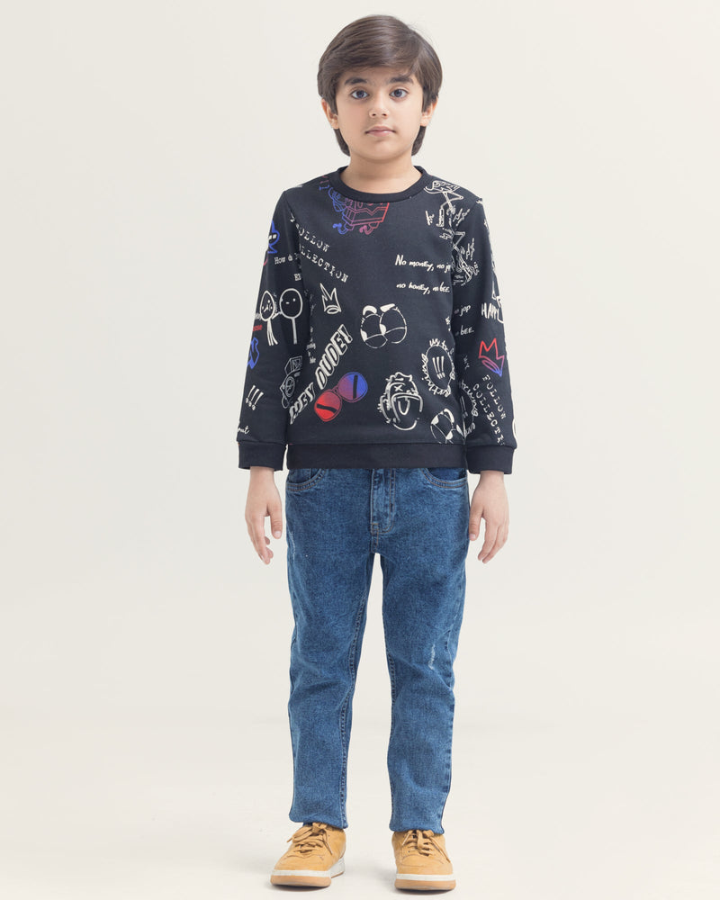 Boys Fashion Sweatshirt - Engine - Buy Now