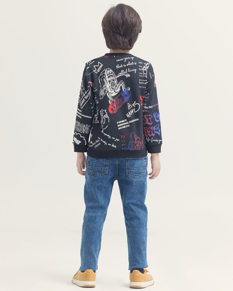 Boys Fashion Sweatshirt - Engine - Buy Now