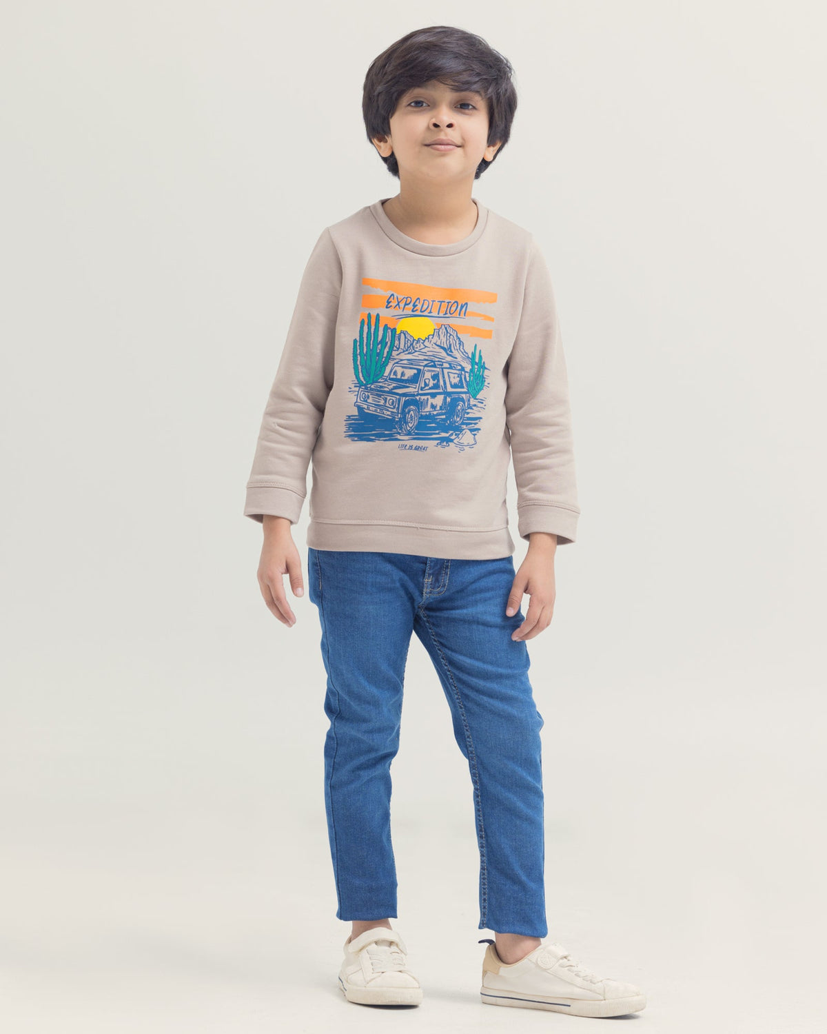Boys Fashion Sweatshirt - Engine - Buy Now