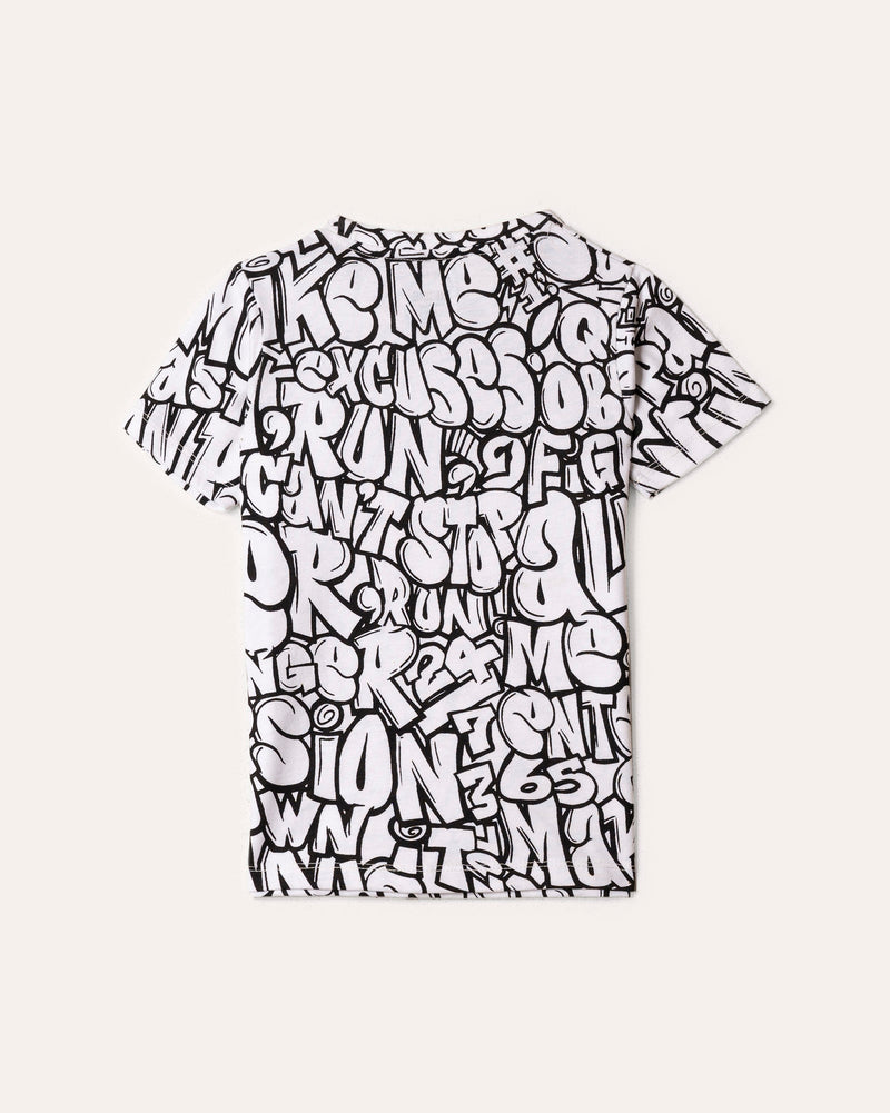 Boys Rotary Print T-Shirt - Engine - Buy Now