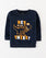 Boys Navy Color Terry Fashion Sweatshirt For BOYS - ENGINE