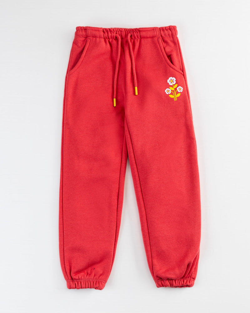 Girls Coral Color Jogger Trouser - Engine - Buy Now