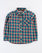 Boys Green Color Long Sleeve Check Casual Shirt For BOYS - ENGINE