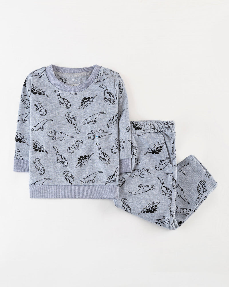 Boys Printed Co-Ord Set - Engine - Buy Now