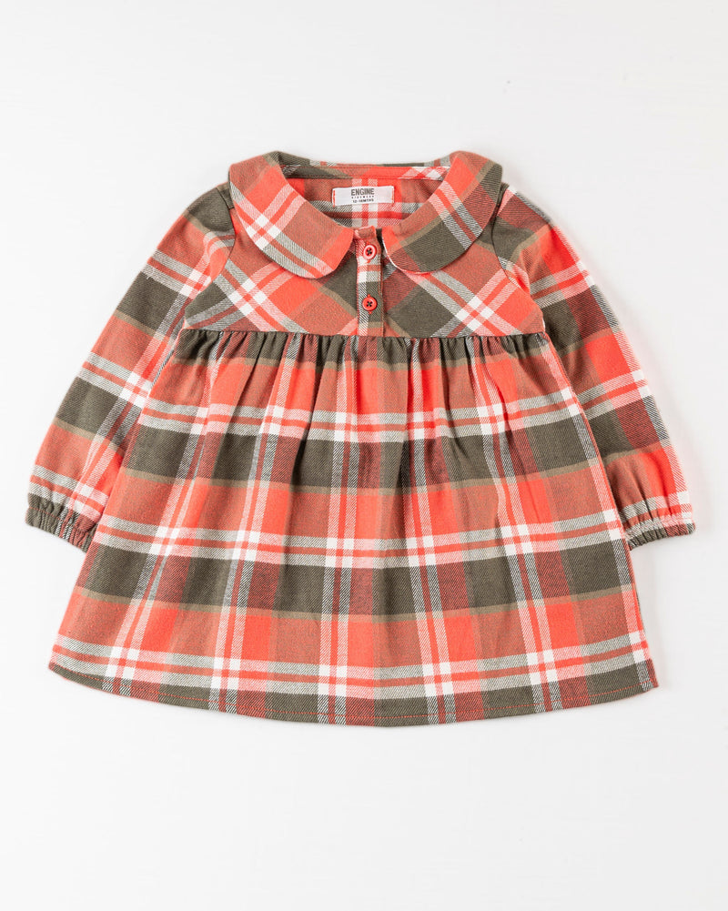Girls Flannel Dress - Engine - Buy Now