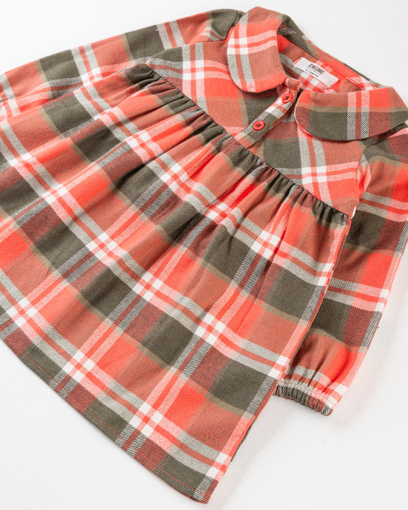 Girls Flannel Dress - Engine - Buy Now