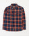 Boys Rust Color Flannel Long Sleeve Check Causal Shirt For BOYS - ENGINE