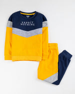 Junior Boys Navy Color 2 Piece Knit Suit - Engine - Buy Now