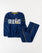 Girls Navy Color Terry 2 Piece Knit Suit For GIRLS - ENGINE