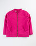 Girls Pink Color Biker Jacket