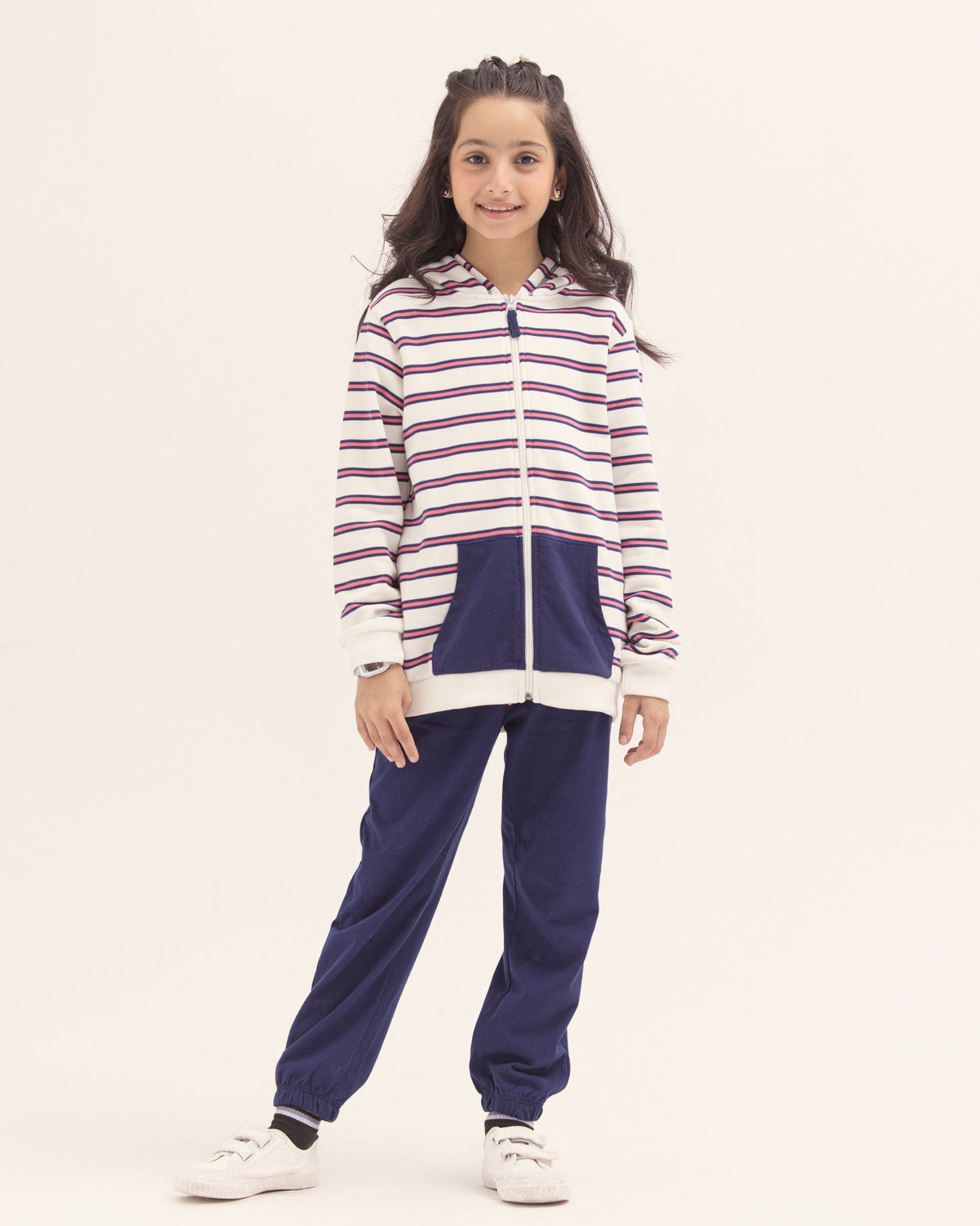 Girls Fashion Zipper Hoodie - Engine - Buy Now