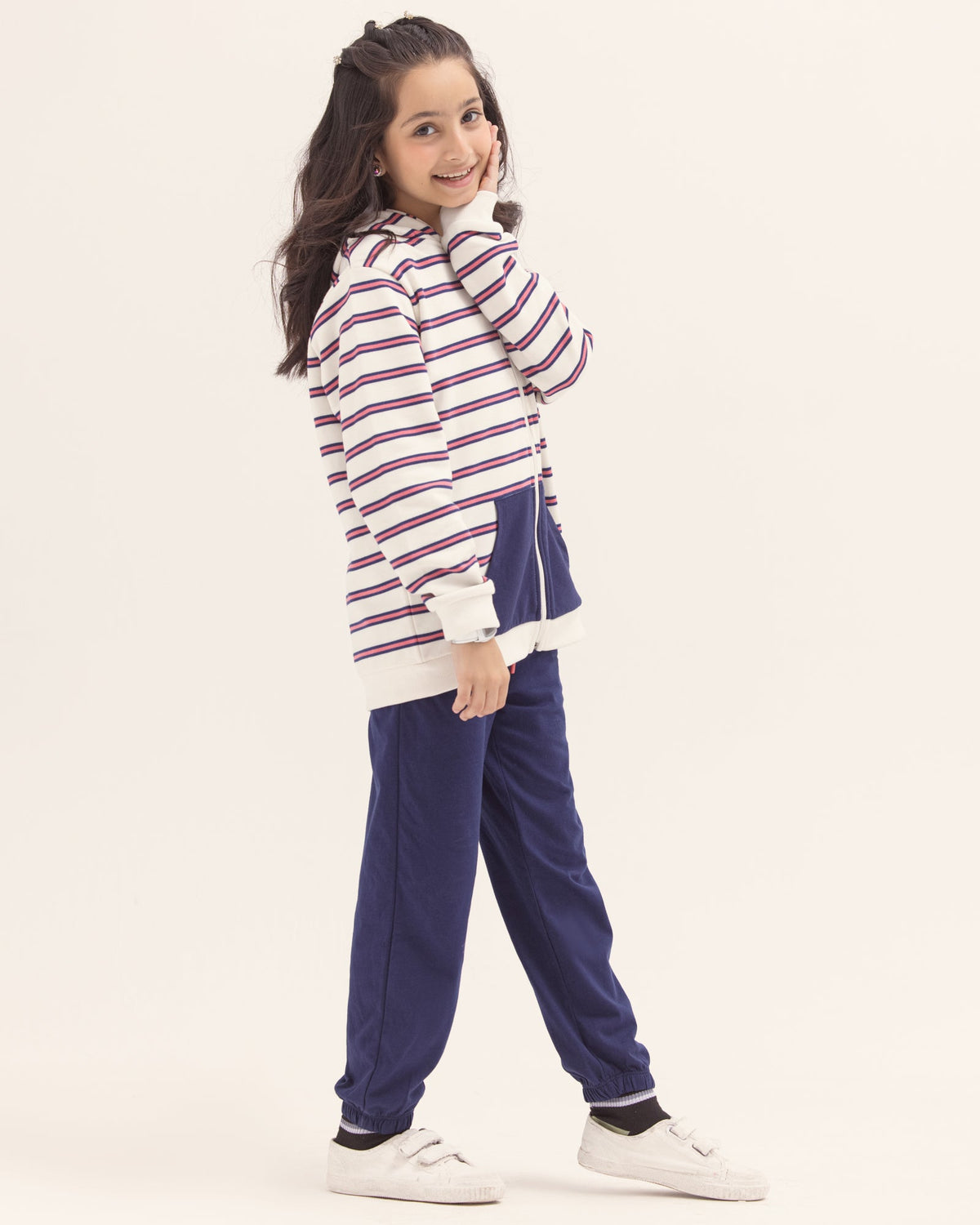 Girls Fashion Zipper Hoodie - Engine - Buy Now