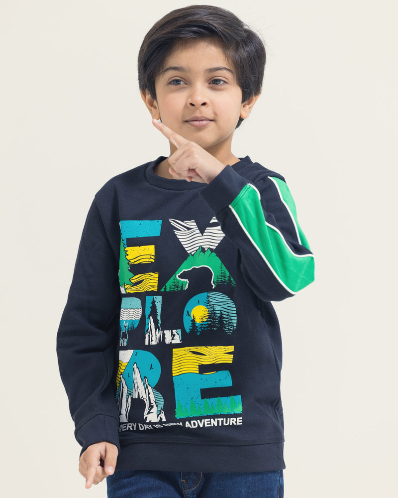 Boys Fashion Sweatshirt - Engine - Buy Now