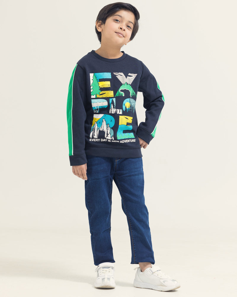 Boys Fashion Sweatshirt - Engine - Buy Now