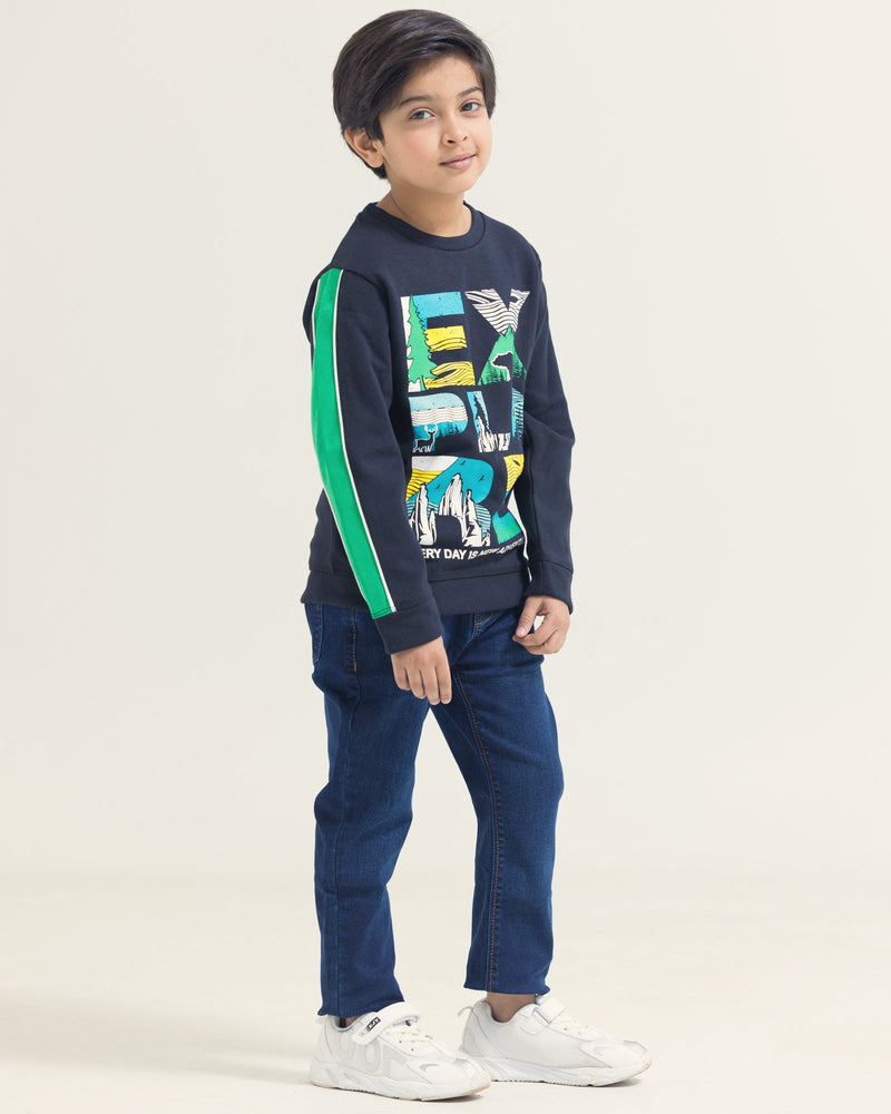 Boys Fashion Sweatshirt - Engine - Buy Now