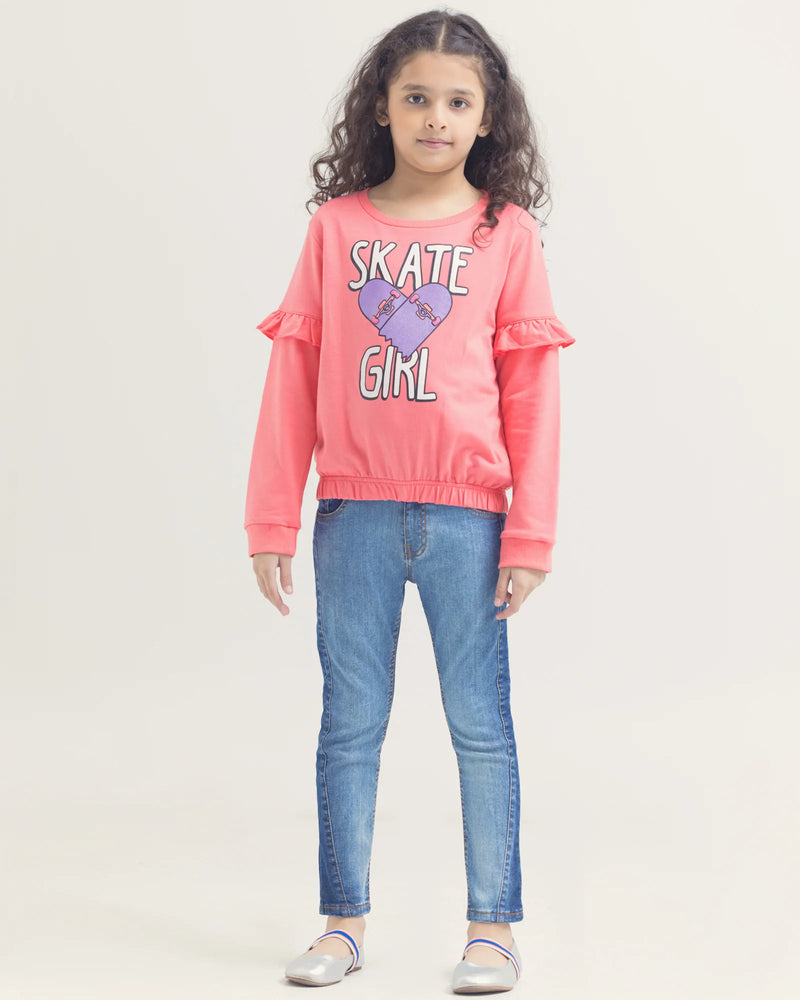 Girls Fashion Sweatshirt - Engine - Buy Now